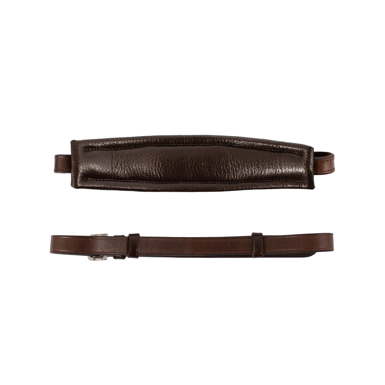 Nasalina piel hackamore Acavallo - Marrón oscuro