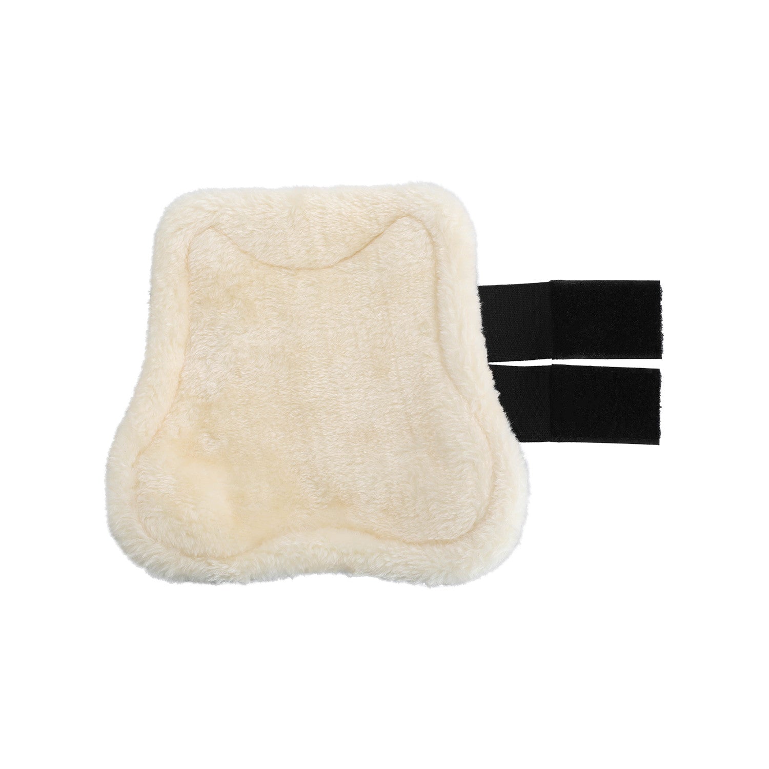 Protectores para tendón salto sintético cierre de velcro Acavallo - Negro