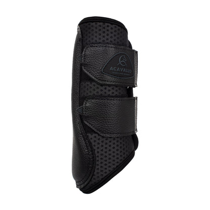 Protectores delanteros de neopreno perforado Acavallo - Negro