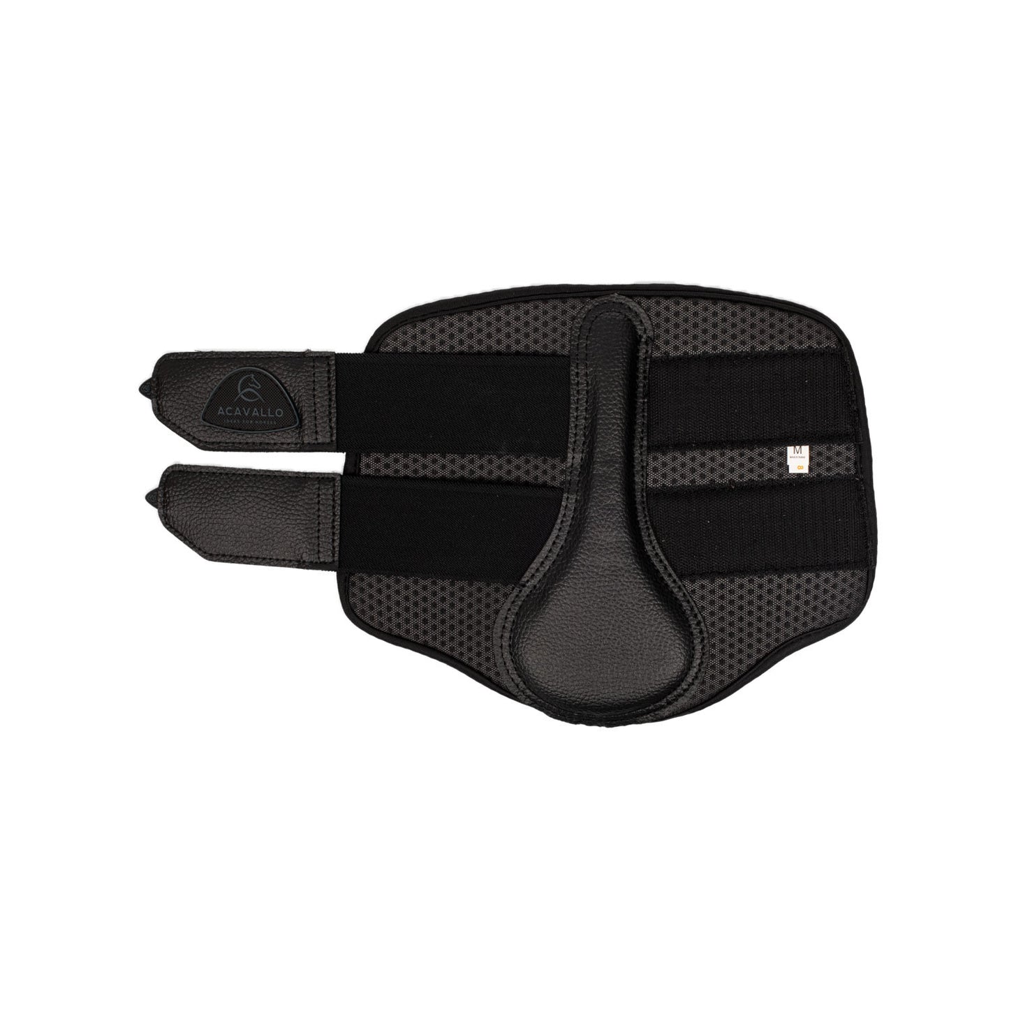 Protectores delanteros de neopreno perforado Acavallo - Negro