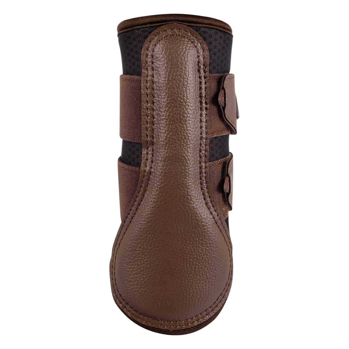 Protectores delanteros de neopreno perforado Acavallo - Marrón oscuro