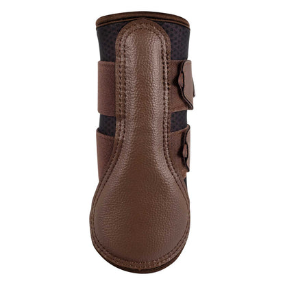 Protectores delanteros de neopreno perforado Acavallo - Marrón oscuro