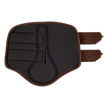 Protectores delanteros de neopreno perforado Acavallo - Marrón oscuro