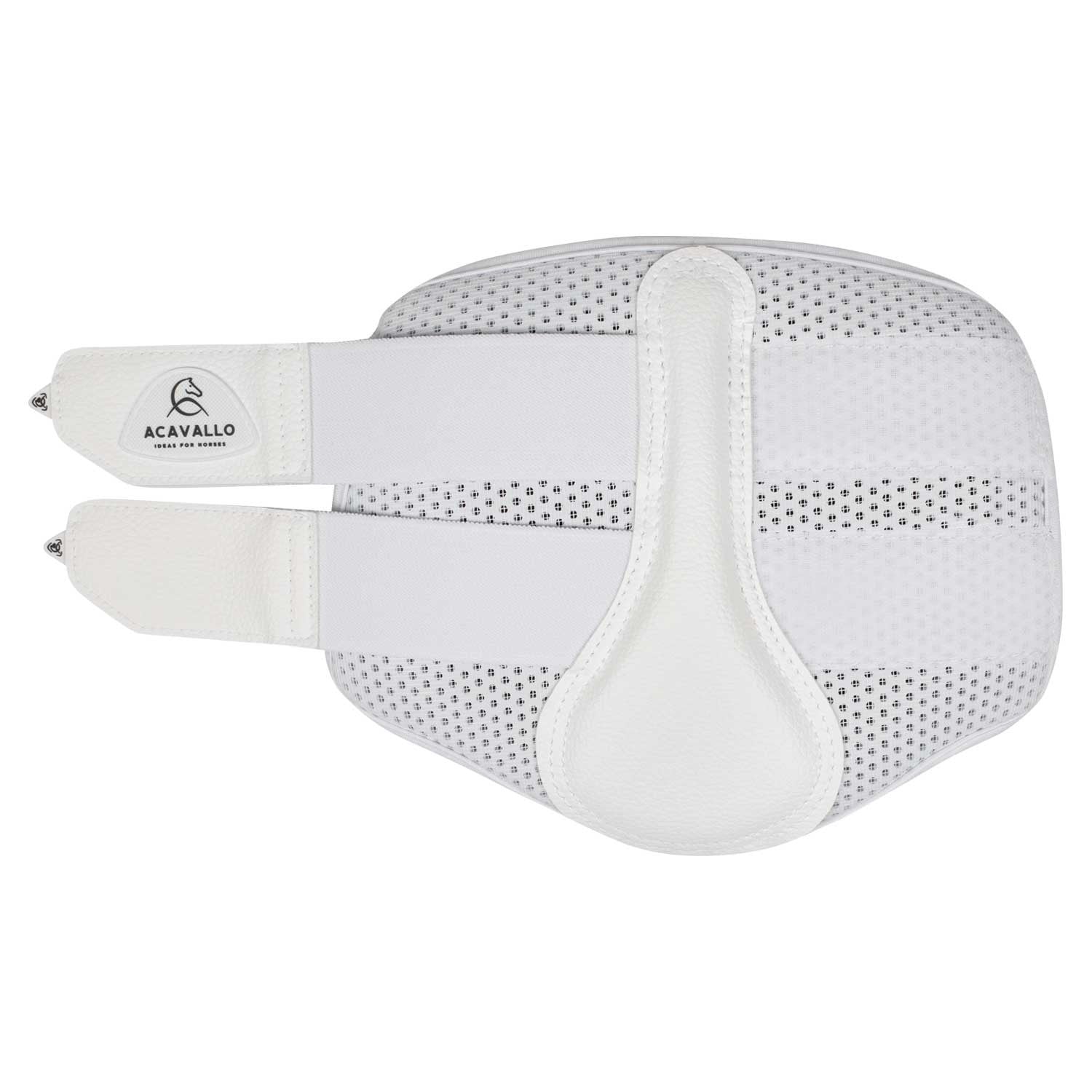 Protectores delanteros de neopreno perforado Acavallo - Blanco