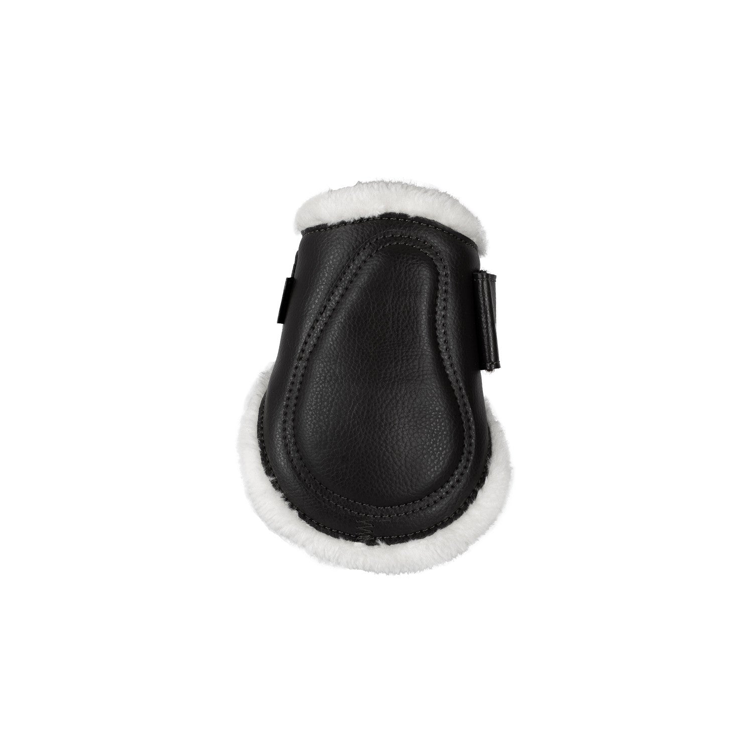 Paratendones de salto de oveja sintético cierre de velcro Acavallo - Negro