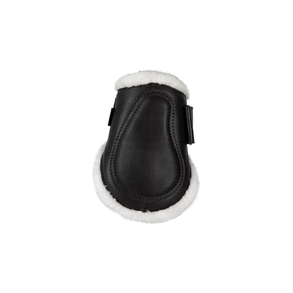 Paratendones de salto de oveja sintético cierre de velcro Acavallo - Negro