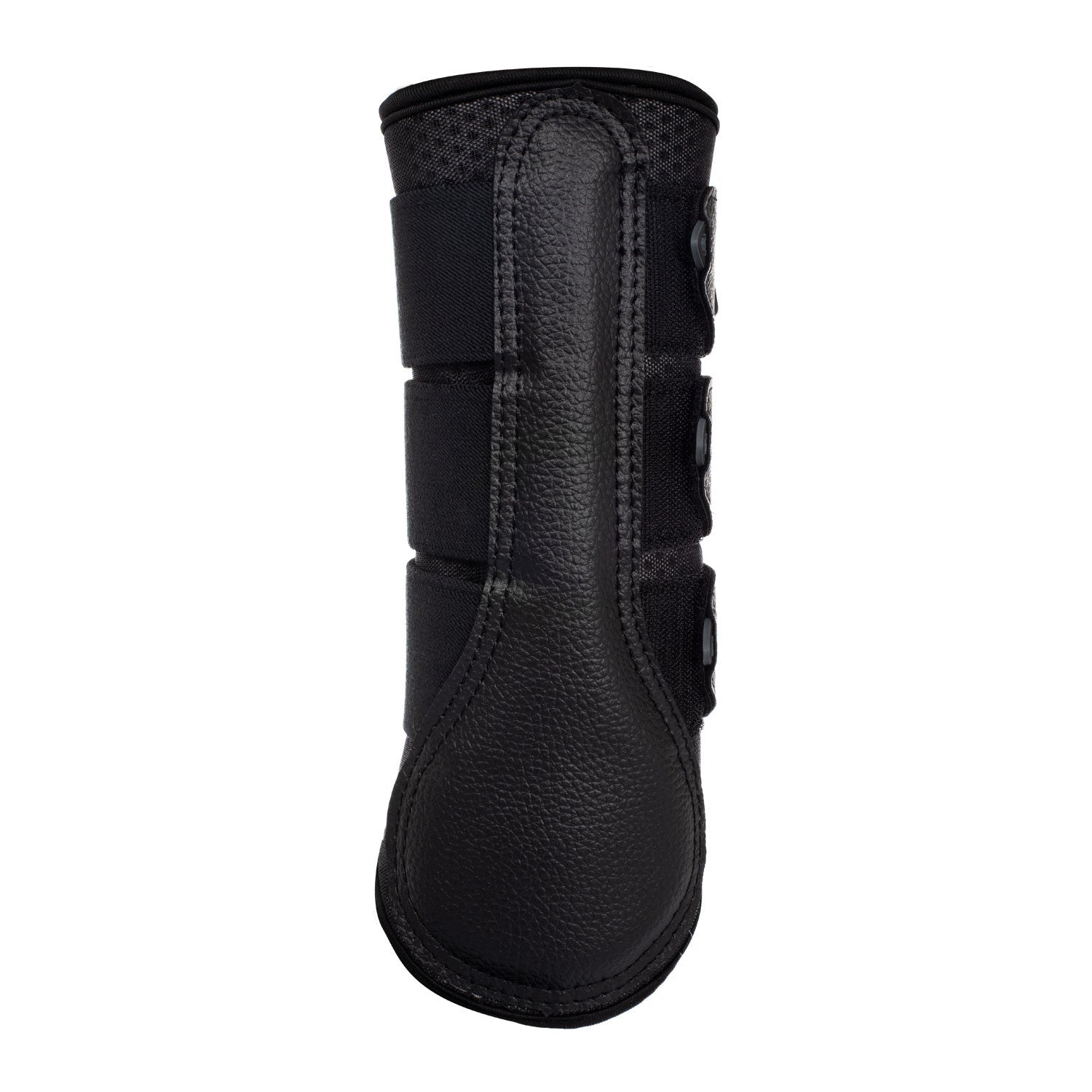 Protectores posteriores de neopreno perforado Acavallo - Negro