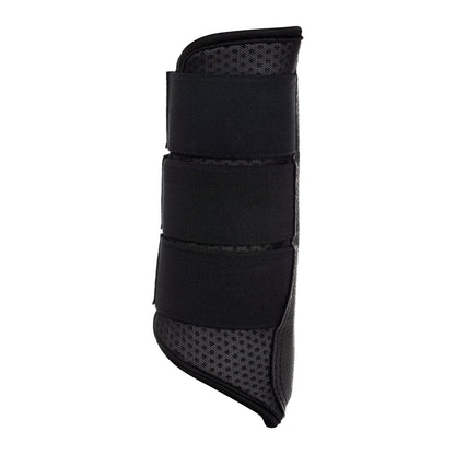 Protectores posteriores de neopreno perforado Acavallo - Negro