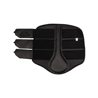 Protectores posteriores de neopreno perforado Acavallo - Negro