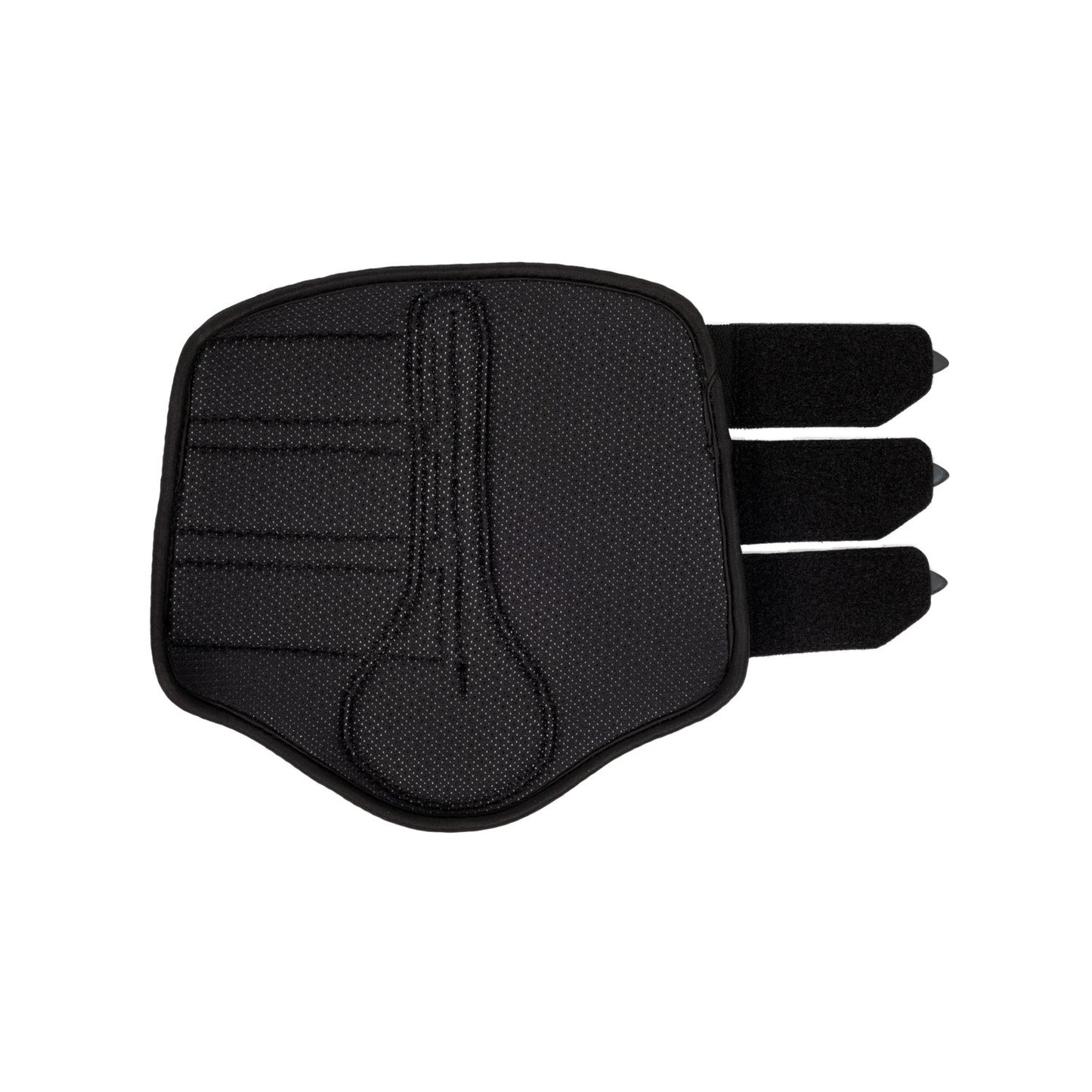 Protectores posteriores de neopreno perforado Acavallo - Negro