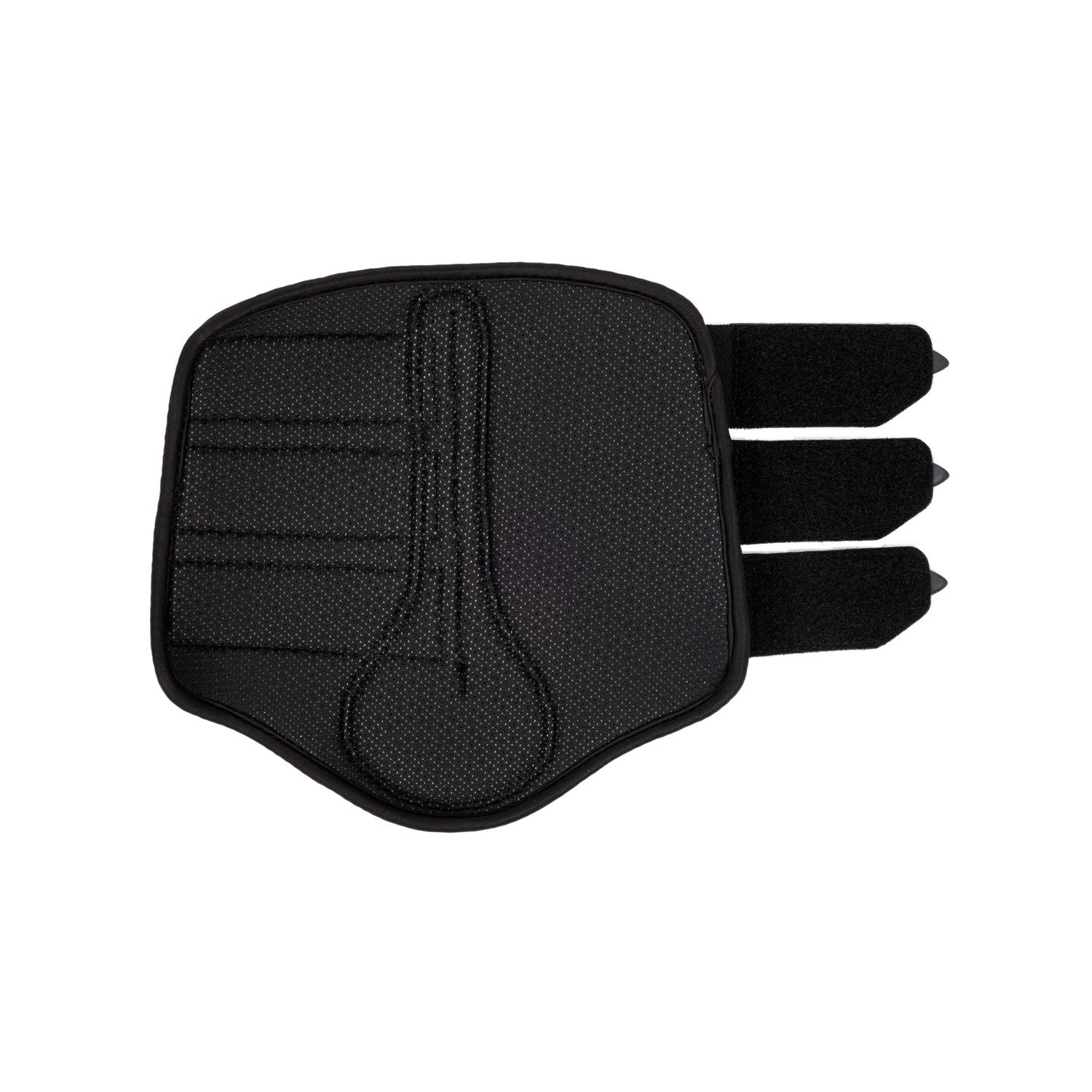 Protectores posteriores de neopreno perforado Acavallo - Negro