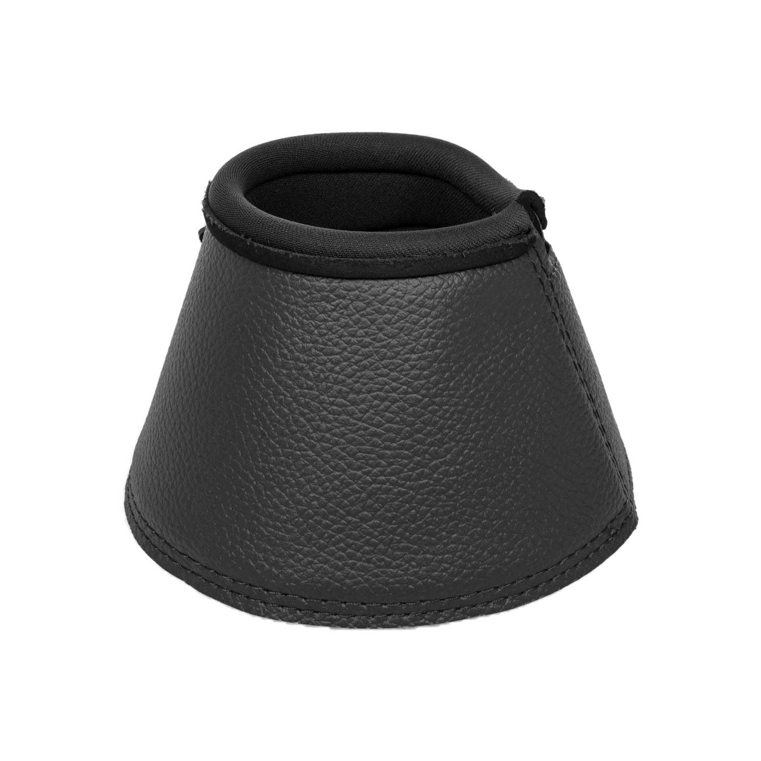 Paraglomos de ecopiel cierre de velcro Acavallo - Negro