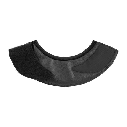 Paraglomos de ecopiel cierre de velcro Acavallo - Negro