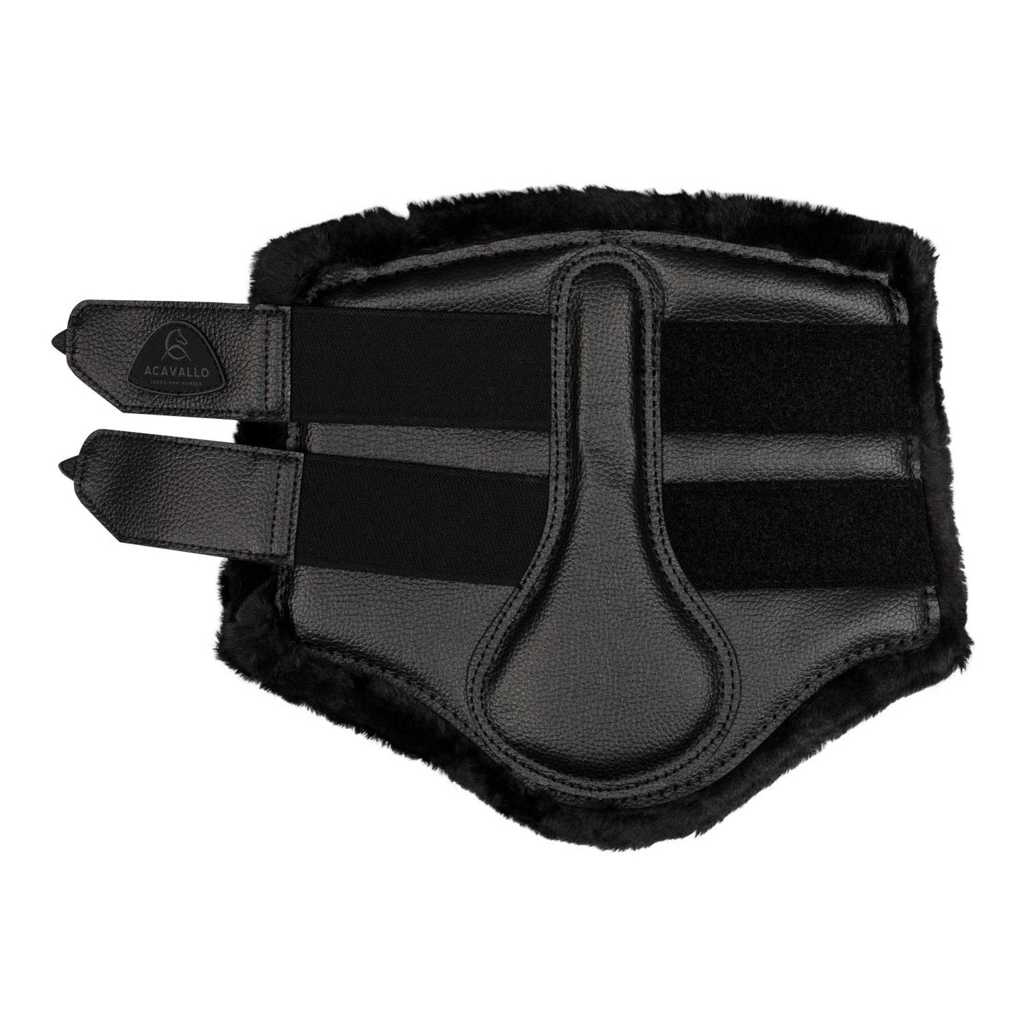 Protectores delanteros ecopiel borreguillo sintético Acavallo - Negro
