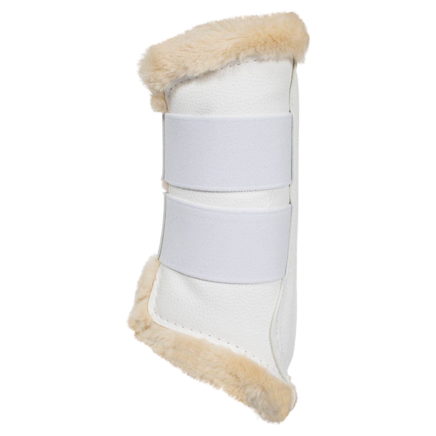 Protectores delanteros ecopiel borreguillo sintético Acavallo - Blanco