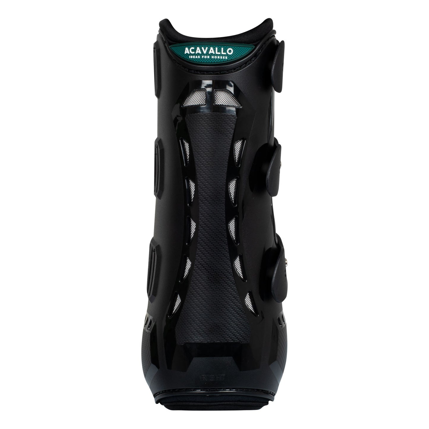 Protectores anatómicos de doma delanteros Acavallo - Negro