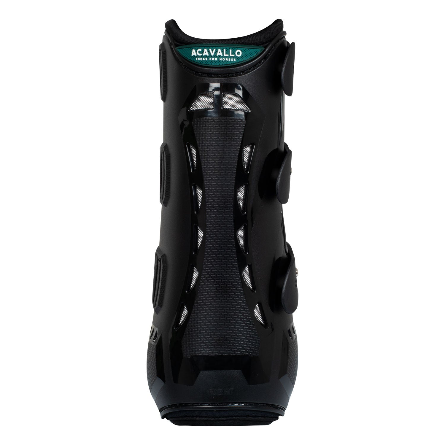 Protectores anatómicos de doma delanteros Acavallo - Negro