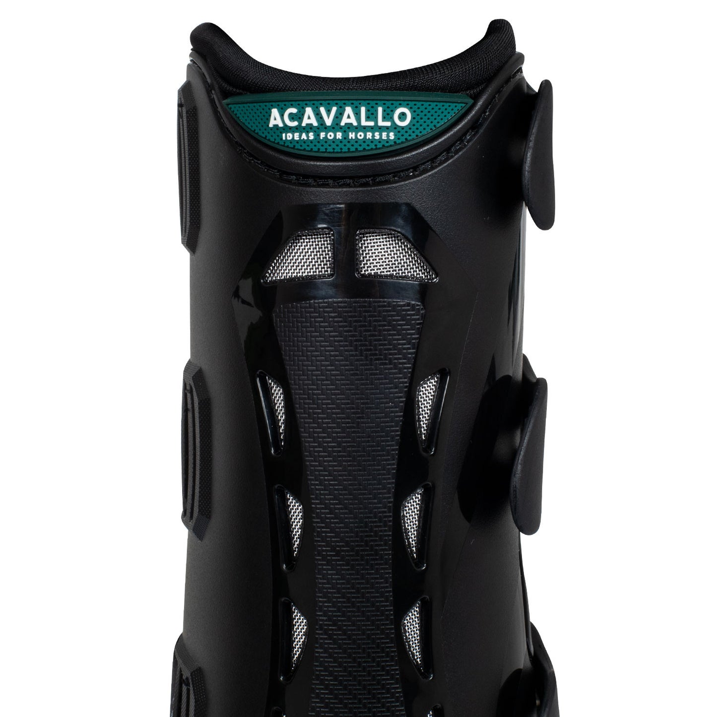 Protectores anatómicos de doma delanteros Acavallo - Negro