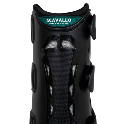 Protectores anatómicos de doma delanteros Acavallo - Negro