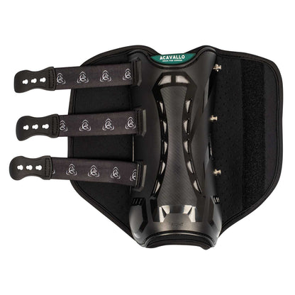 Protectores anatómicos de doma delanteros Acavallo - Negro