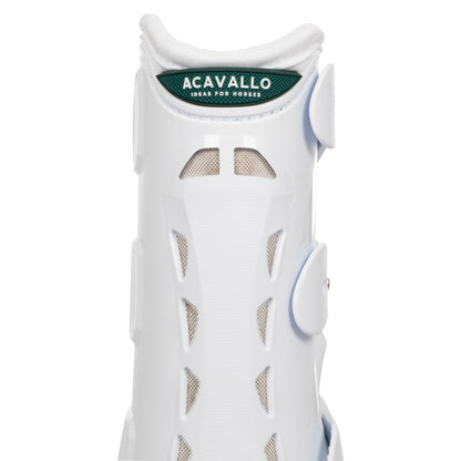 Protectores anatómicos de doma delanteros Acavallo - Blanco