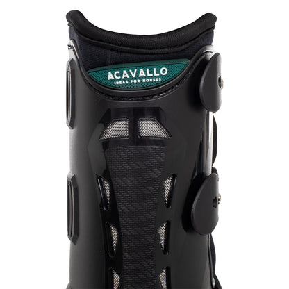 Protectores posteriores anatómicos de doma Acavallo - Negro