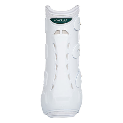 Protectores posteriores anatómicos de doma Acavallo - Blanco