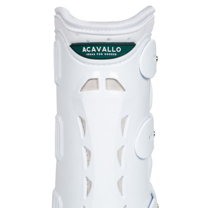 Protectores posteriores anatómicos de doma Acavallo - Blanco