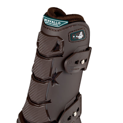 Protectores para tendones Skeleton Dynamic Zone Acavallo - Marrón oscuro