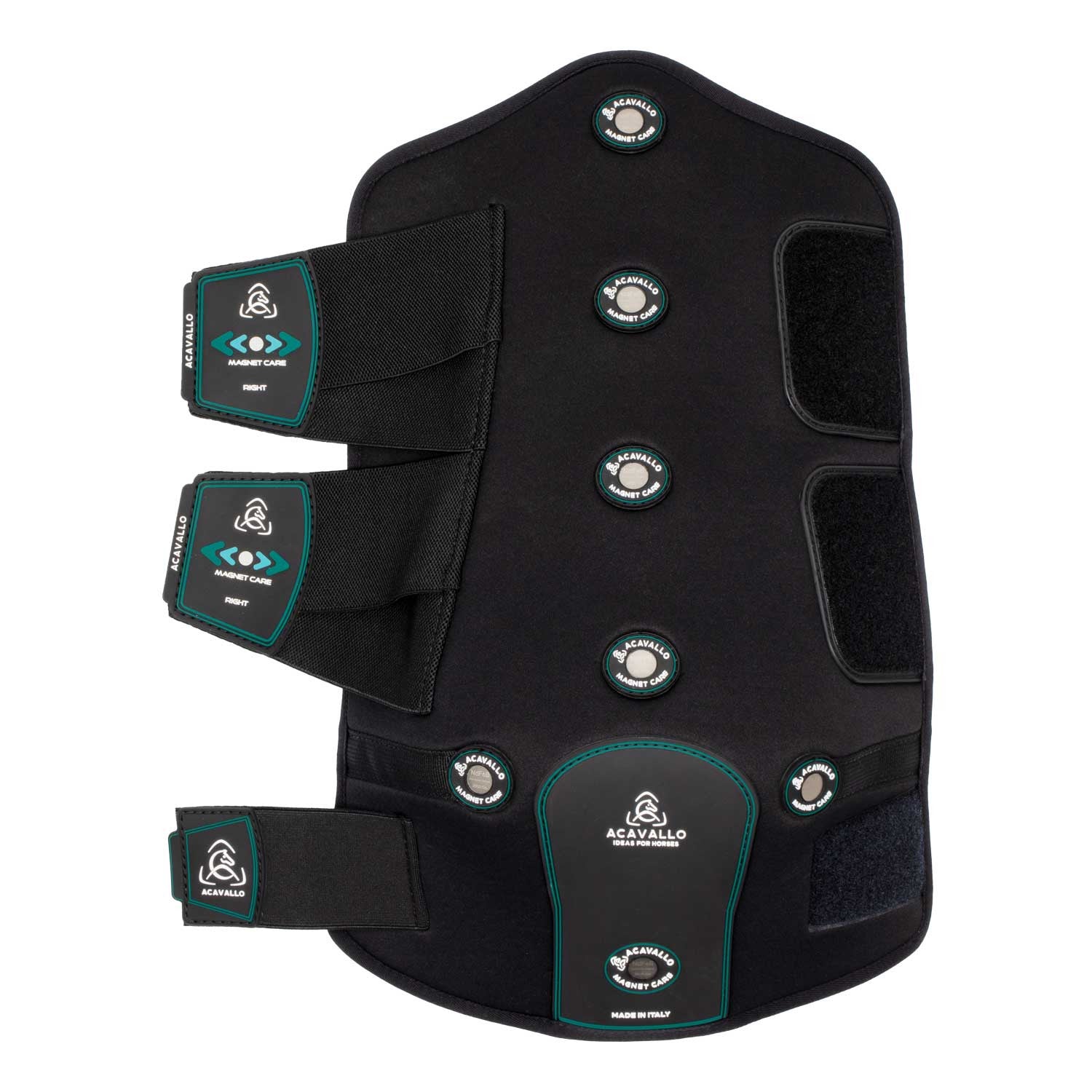 Protectores magnéticos traseros Acavallo - Negro