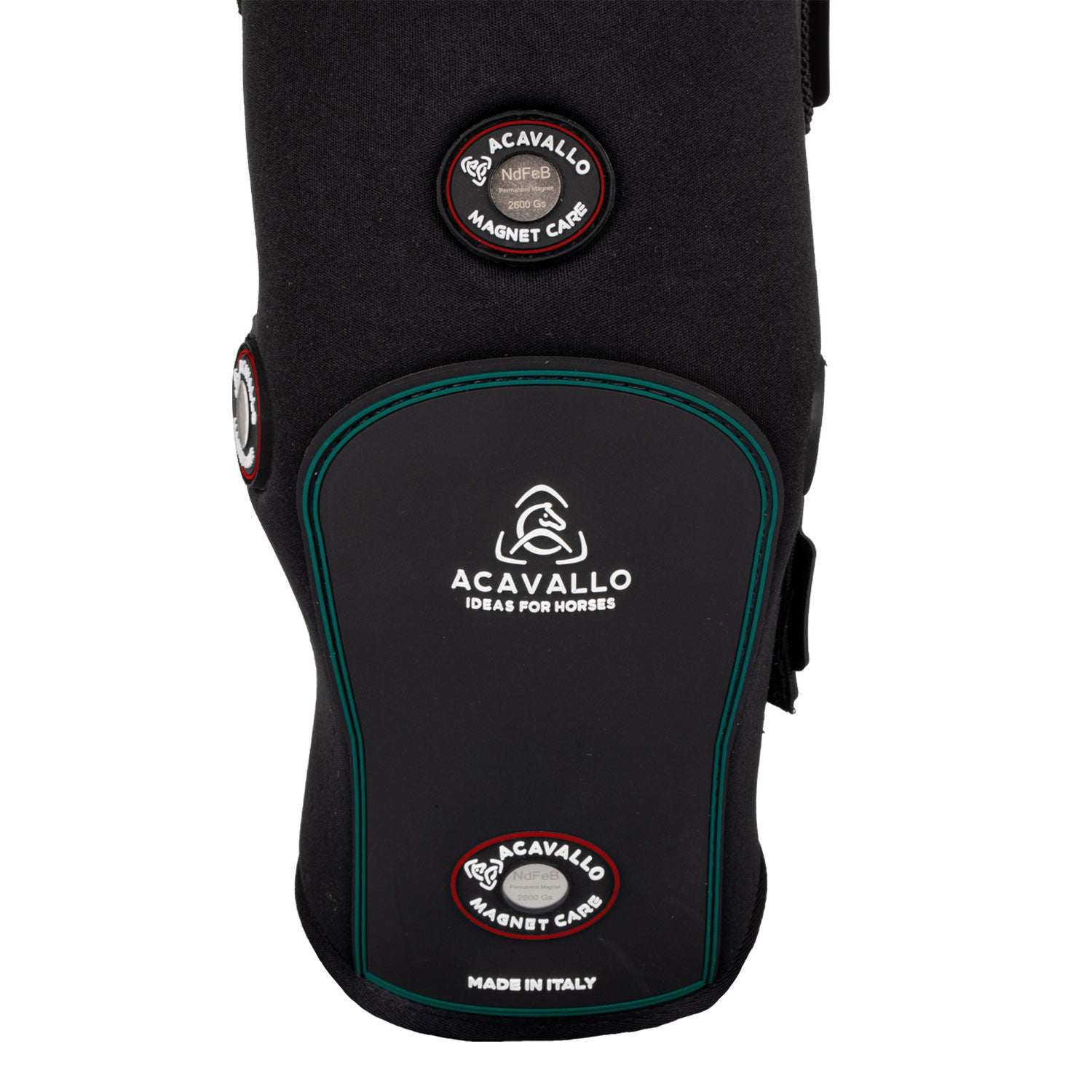 Protectores magnéticos traseros Acavallo - Black/Red