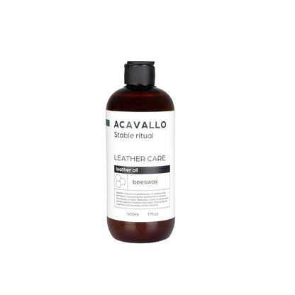Aceite para cuero con cera de abejas 500ml Acavallo