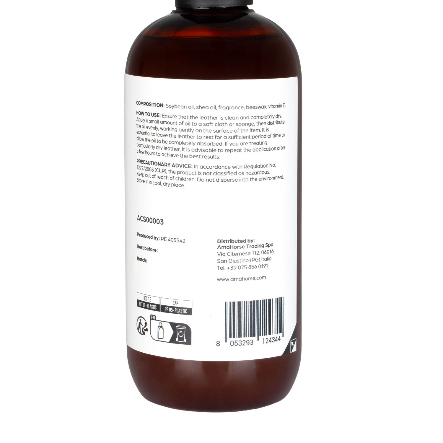 Aceite para cuero con cera de abejas 500ml Acavallo - Cera D Api