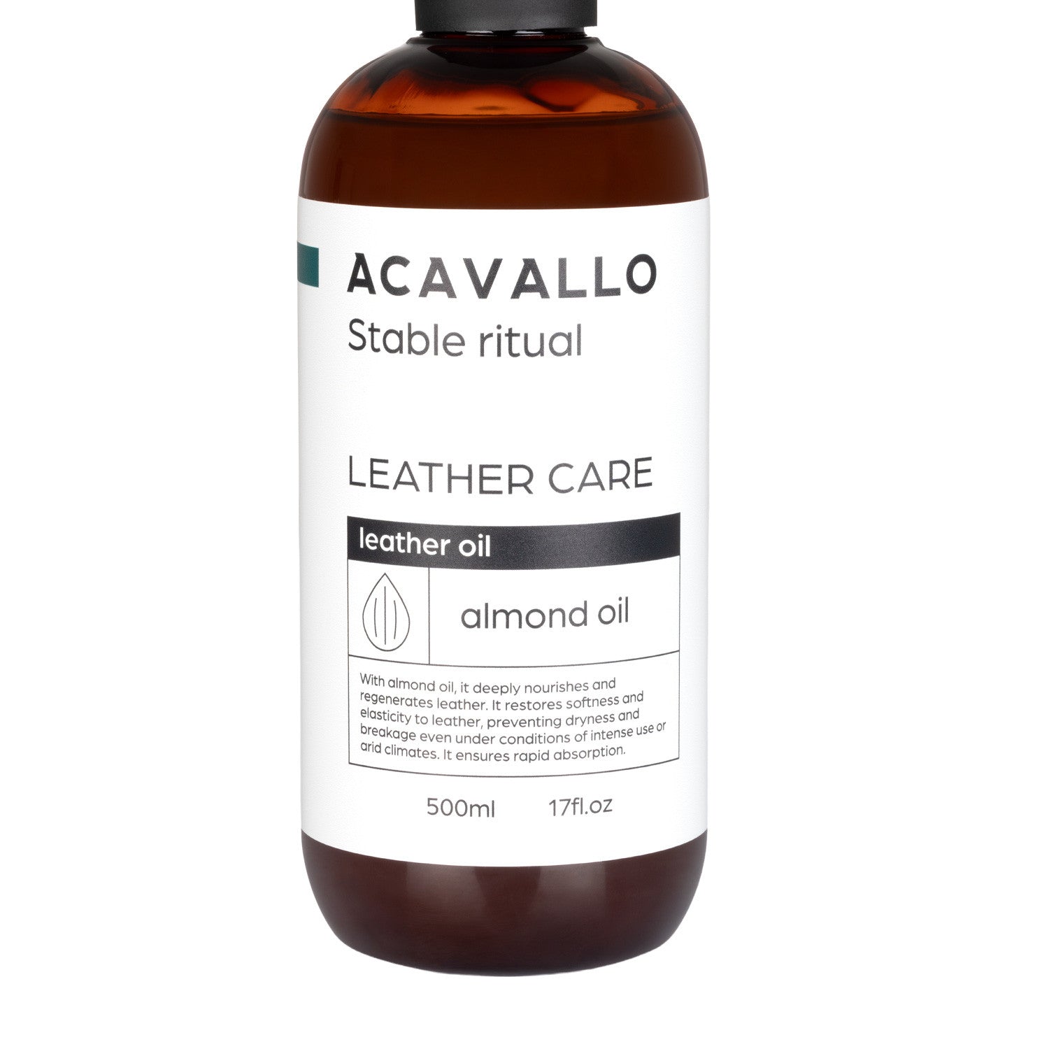 Aceite de cuero a la almendra 500 ml (glicerina) Acavallo - Mandorla