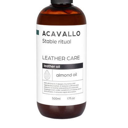 Aceite de cuero a la almendra 500 ml (glicerina) Acavallo - Mandorla