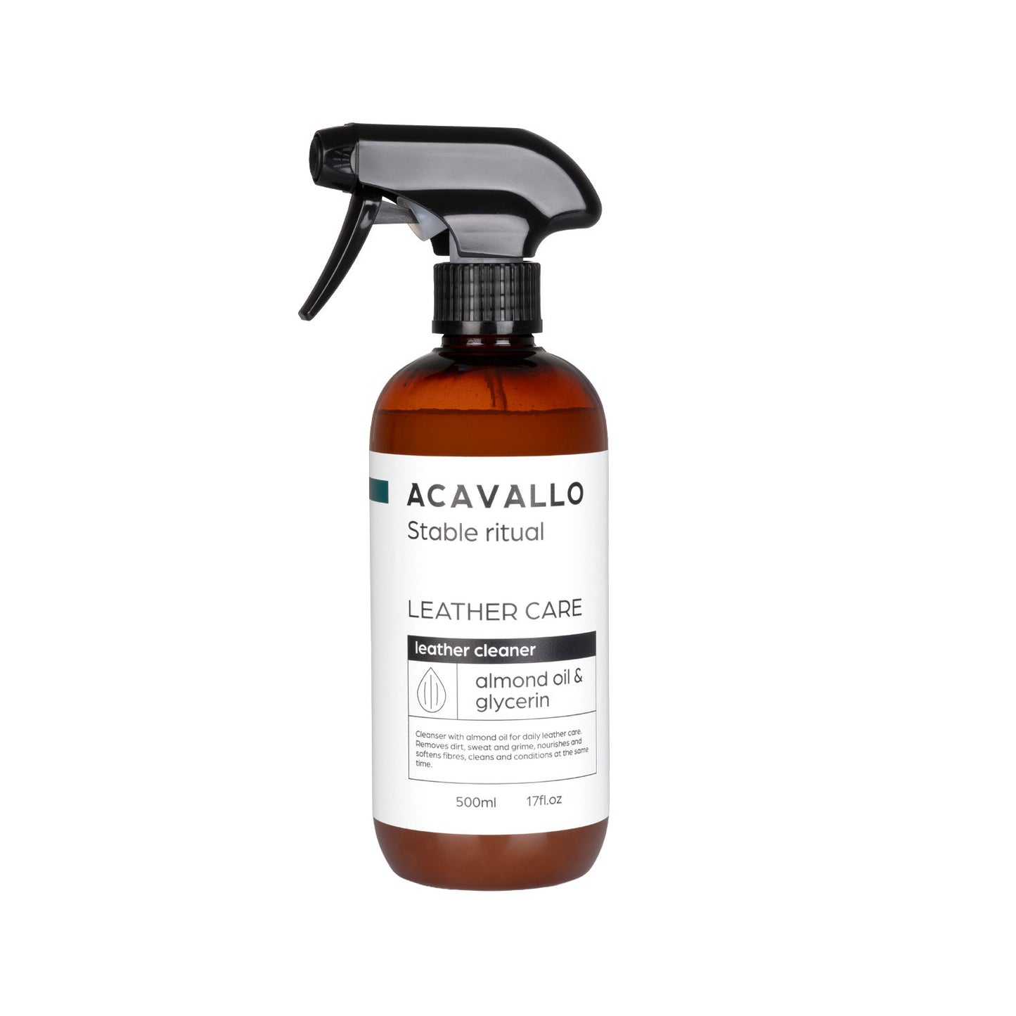 Jabón para cuero con almendra 500ml (glicerina) Acavallo