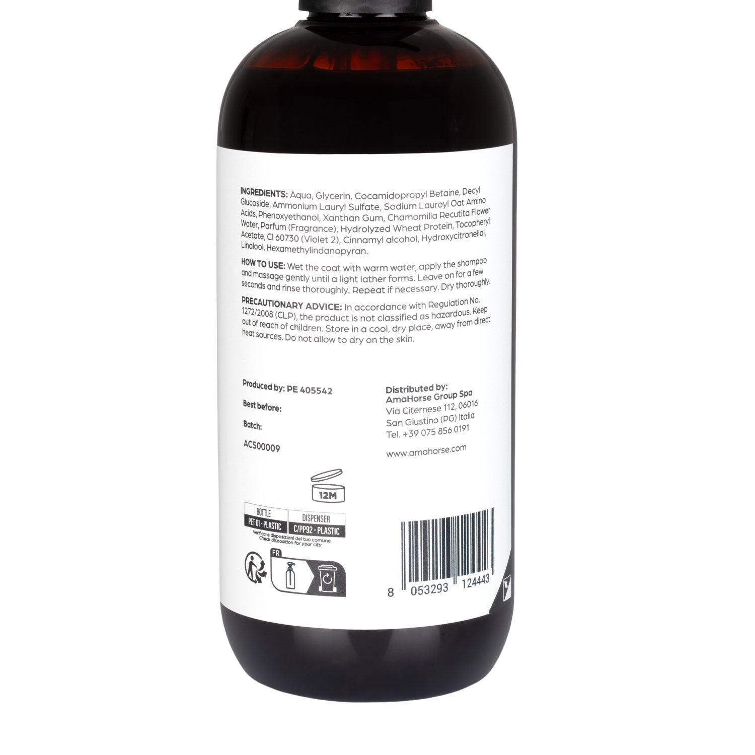 Champú para canas miel y manzanilla Acavallo - Miele E Vaniglia