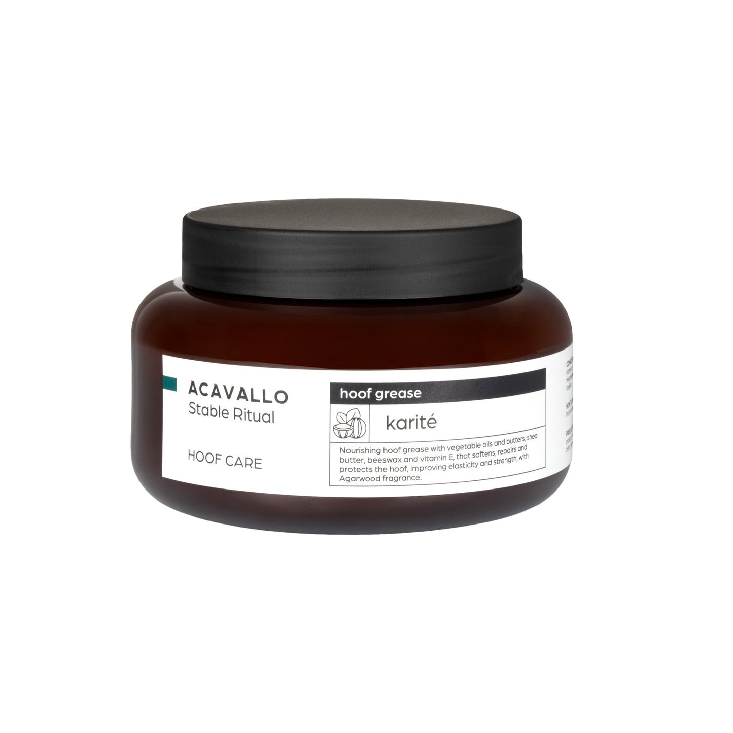 Grasa para cascos con manteca de karité 500 ml Acavallo - Karite