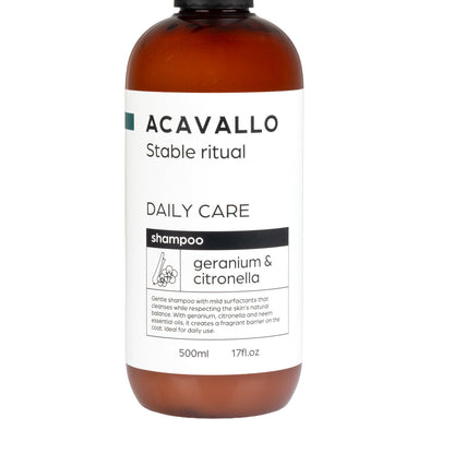 Champú citronela, geranio y neem Acavallo - Citronella Geranio Neem