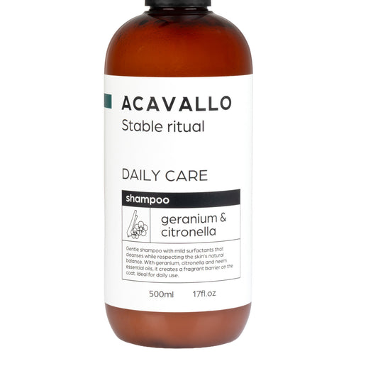 Champú citronela, geranio y neem Acavallo - Citronella Geranio Neem