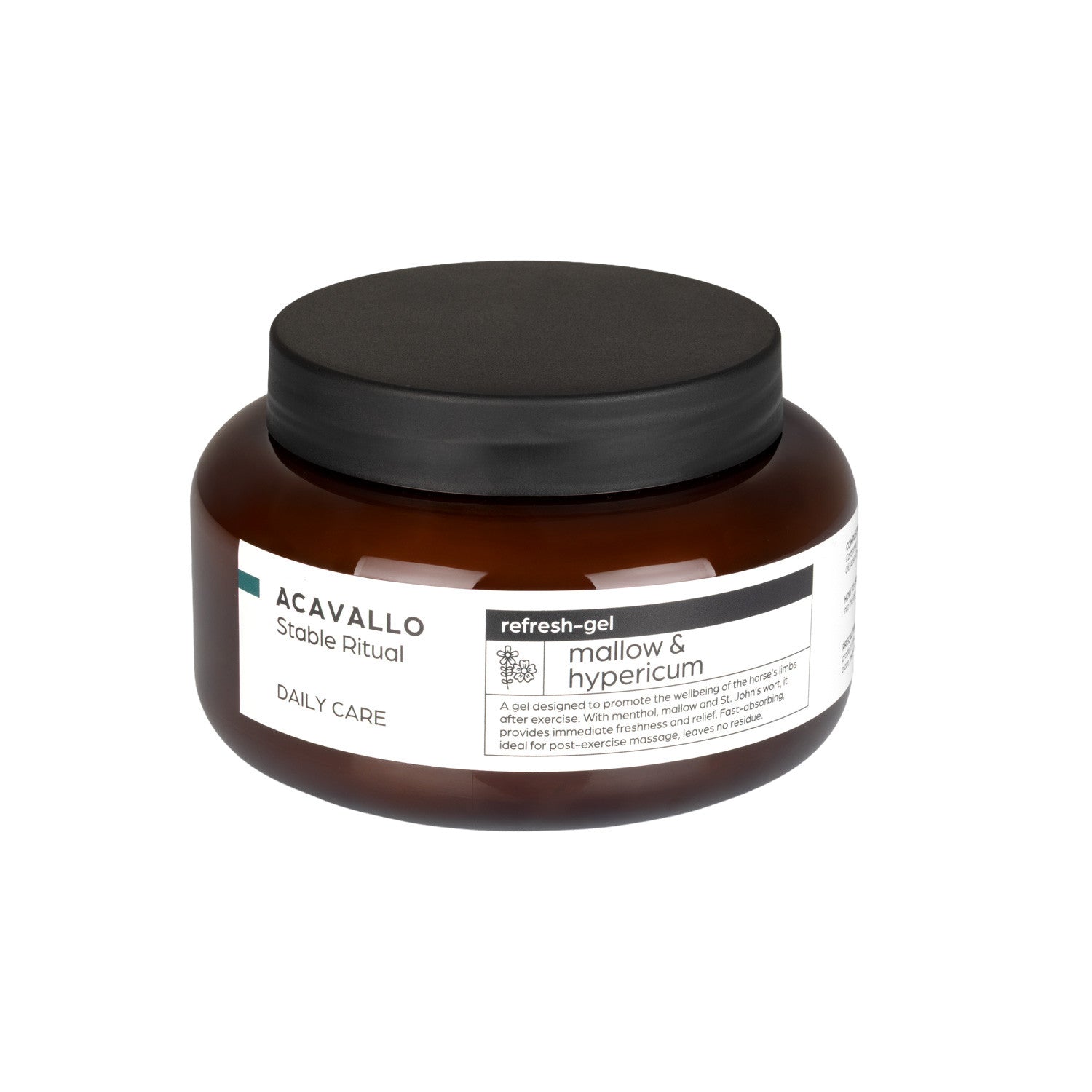 Gel refrescante 500 ml con malva e hipérico Acavallo