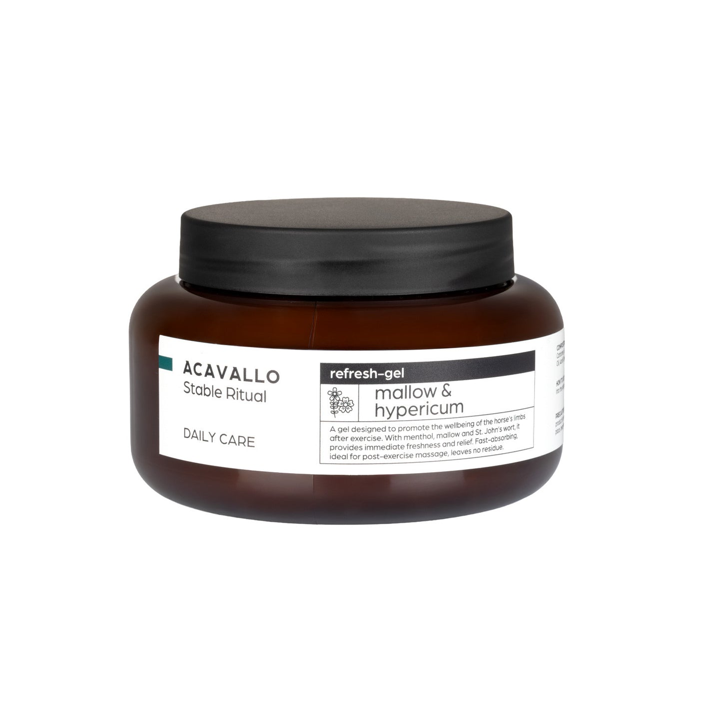 Gel refrescante 500 ml con malva e hipérico Acavallo - Malva Iperico
