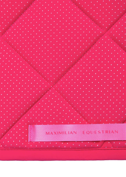 Producto ecuestre Maximilian Equestrian Aeris Jumping Saddle Pad (Cranberry) detalle 4