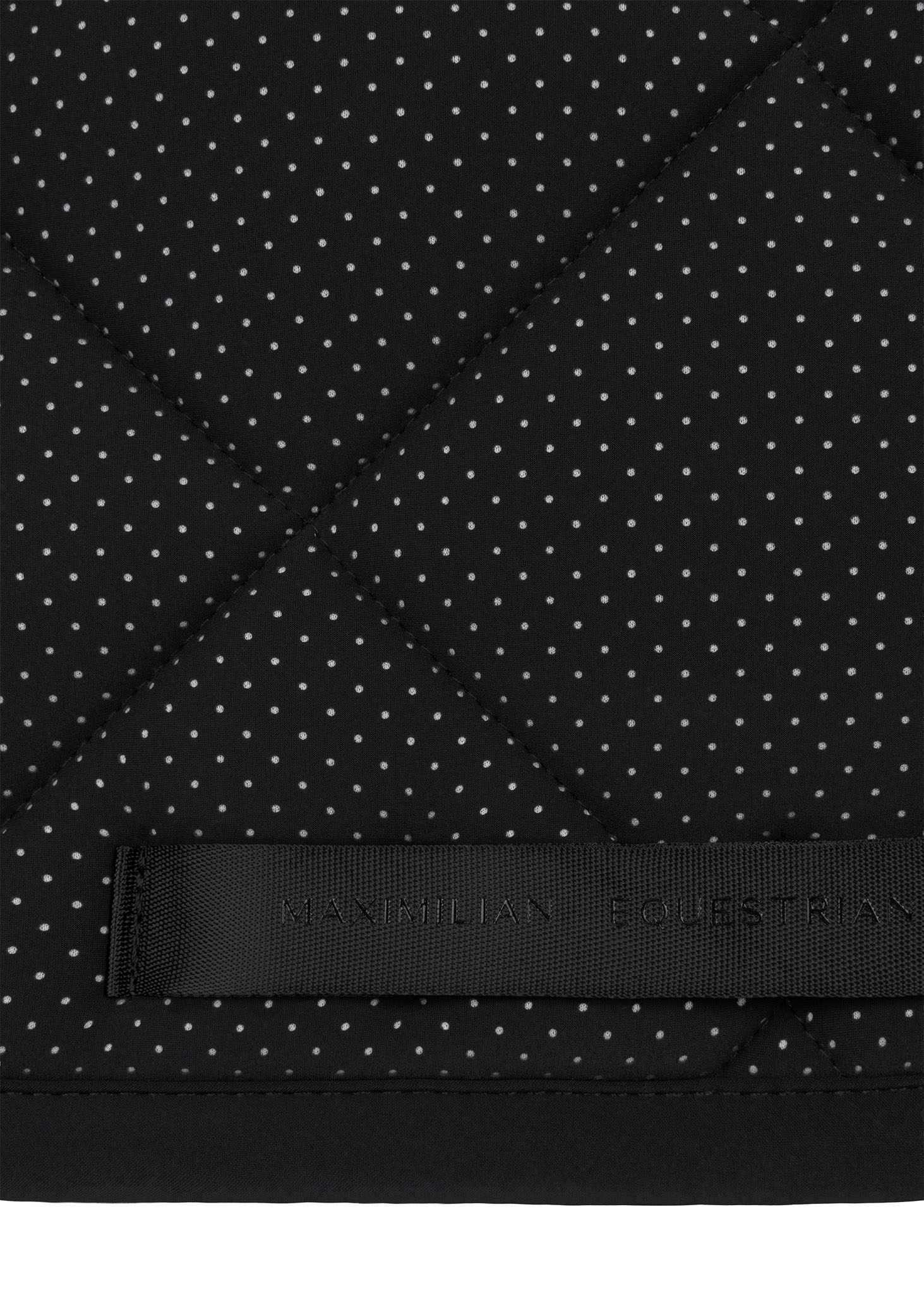 Producto ecuestre Maximilian Equestrian Aeris Dressage Saddle Pad (Black) detalle 4