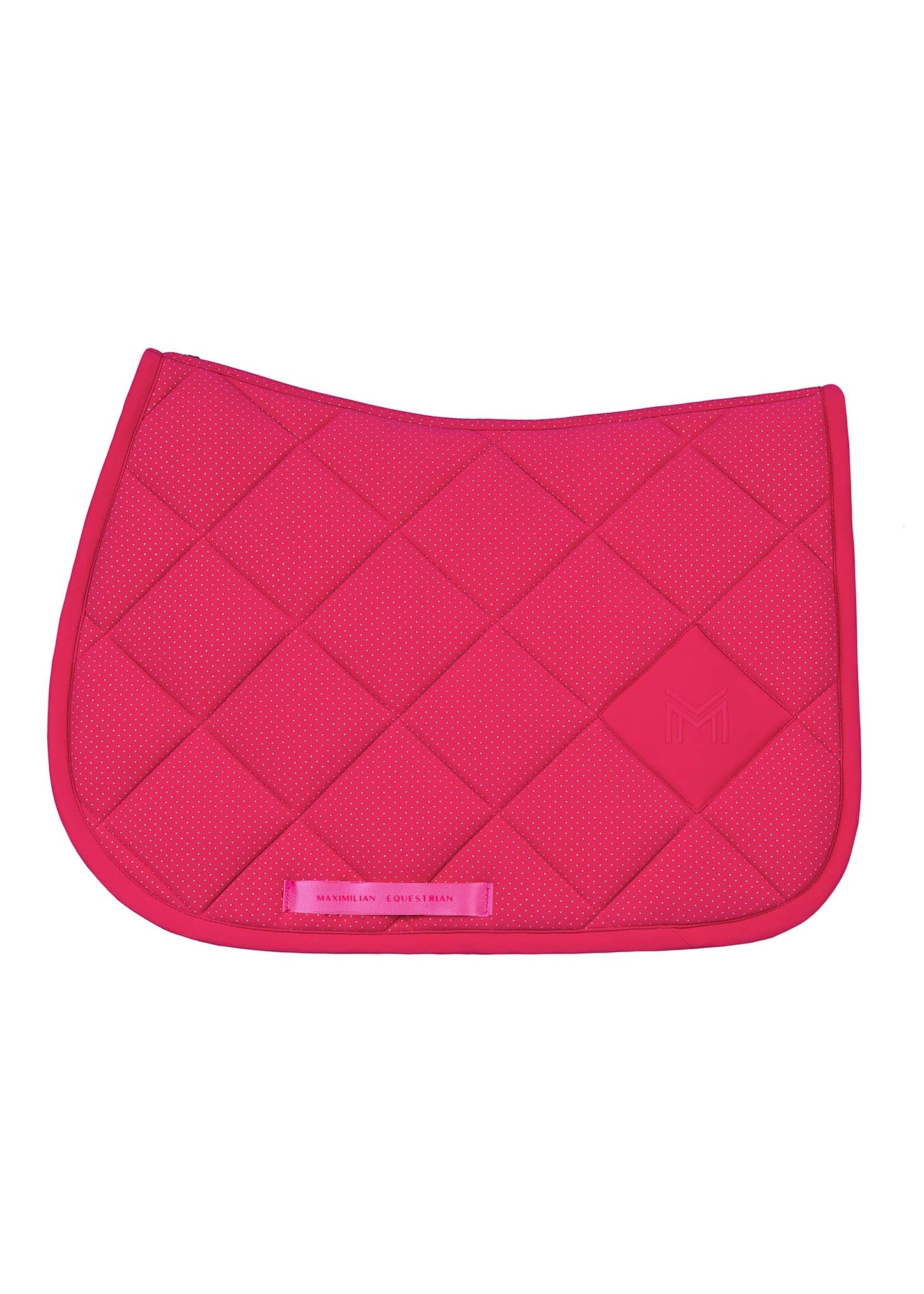 Producto ecuestre Maximilian Equestrian Aeris Jumping Saddle Pad (Cranberry) vista principal