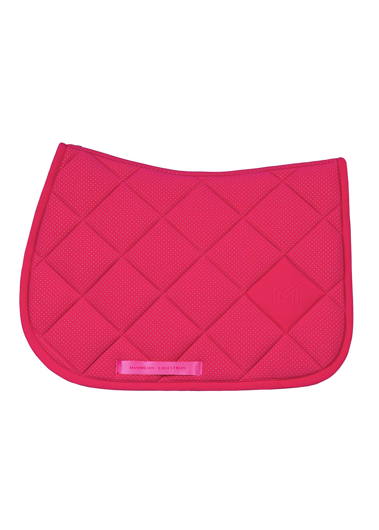 Producto ecuestre Maximilian Equestrian Aeris Jumping Saddle Pad (Cranberry) vista principal