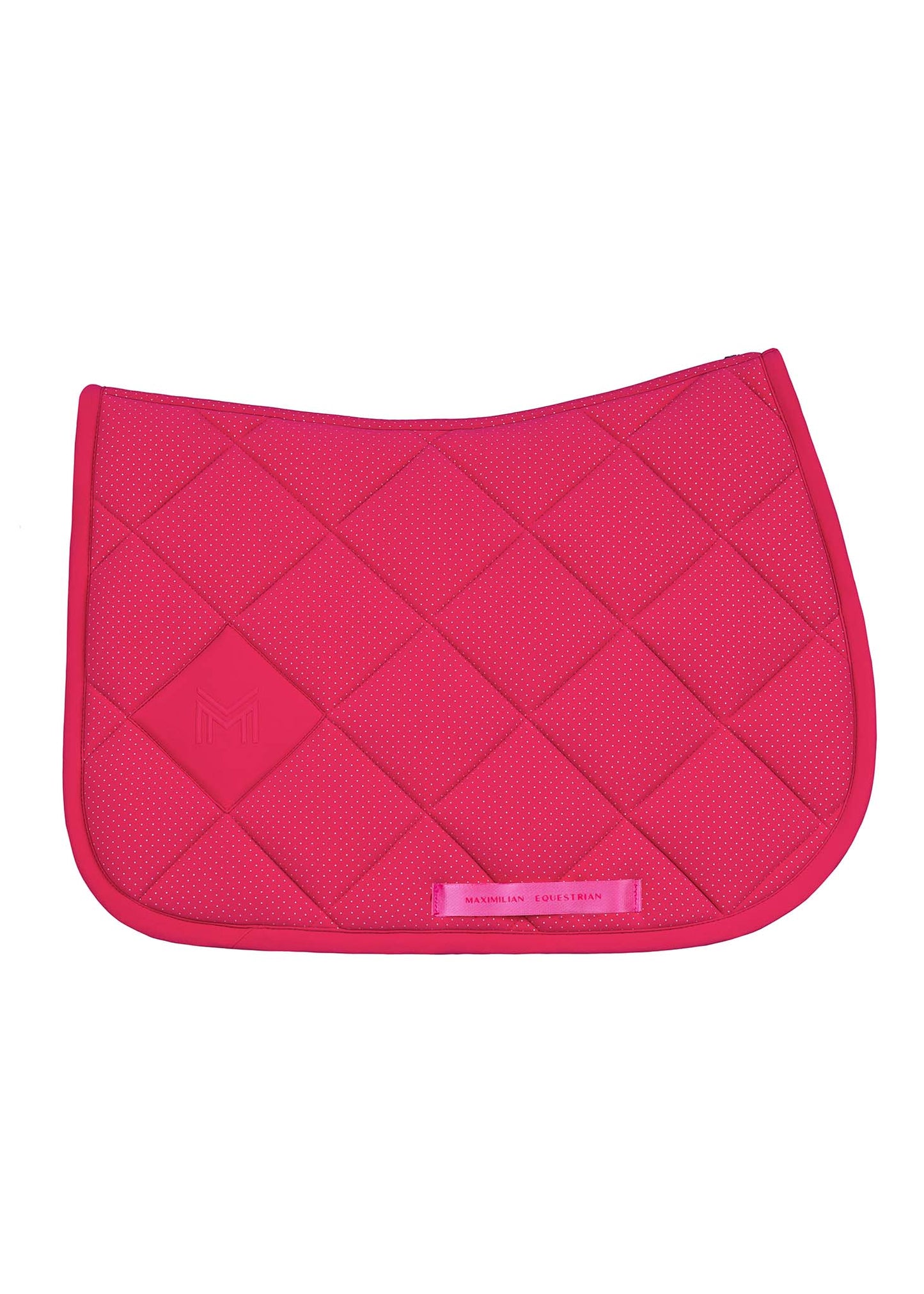 Producto ecuestre Maximilian Equestrian Aeris Jumping Saddle Pad (Cranberry) detalle 2