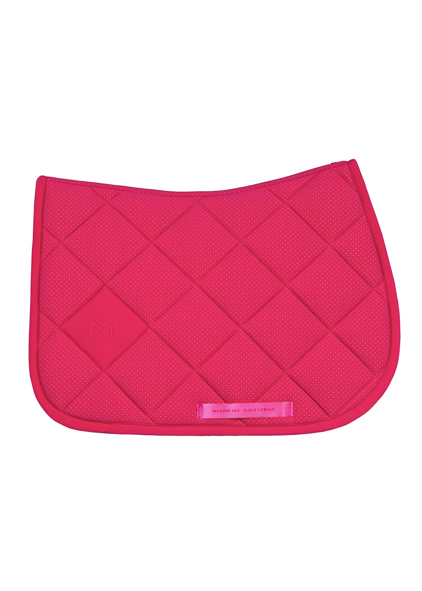 Producto ecuestre Maximilian Equestrian Aeris Jumping Saddle Pad (Cranberry) detalle 2