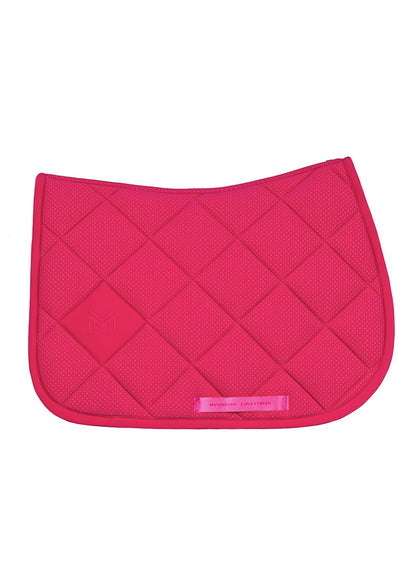 Producto ecuestre Maximilian Equestrian Aeris Jumping Saddle Pad (Cranberry) detalle 2