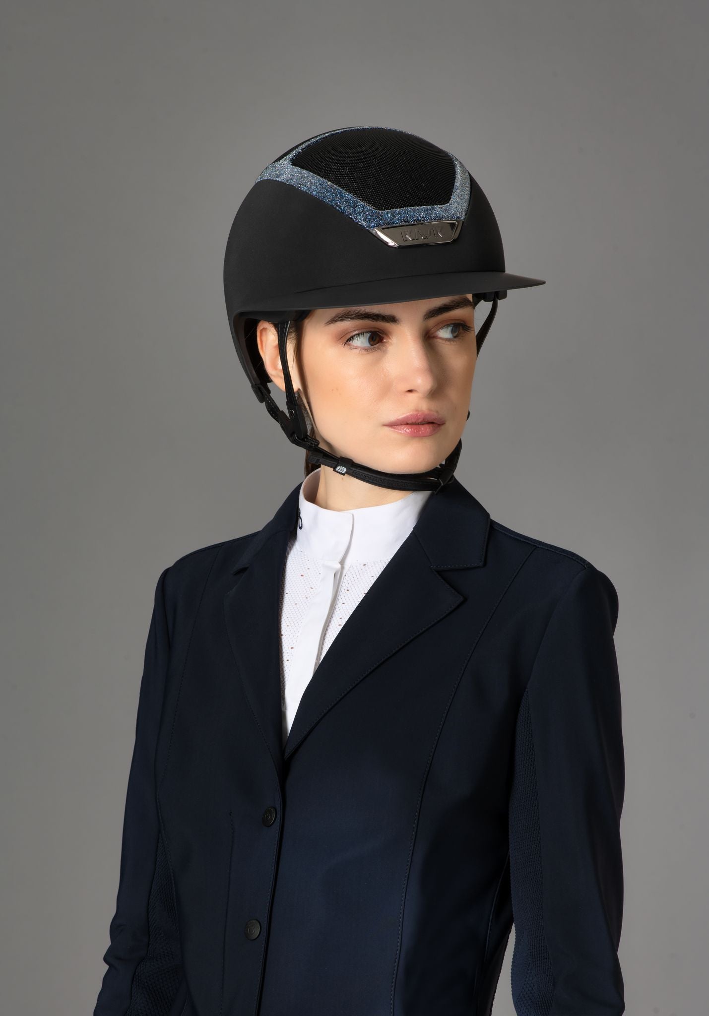 Camiseta técnica Kask Riding Helmet Star Lady Crystal Frame Swarovski detalle 10